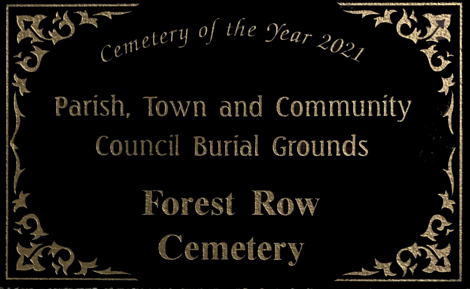 Cemetery of the year winner 2020